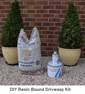 DIY resin bound driveway kit