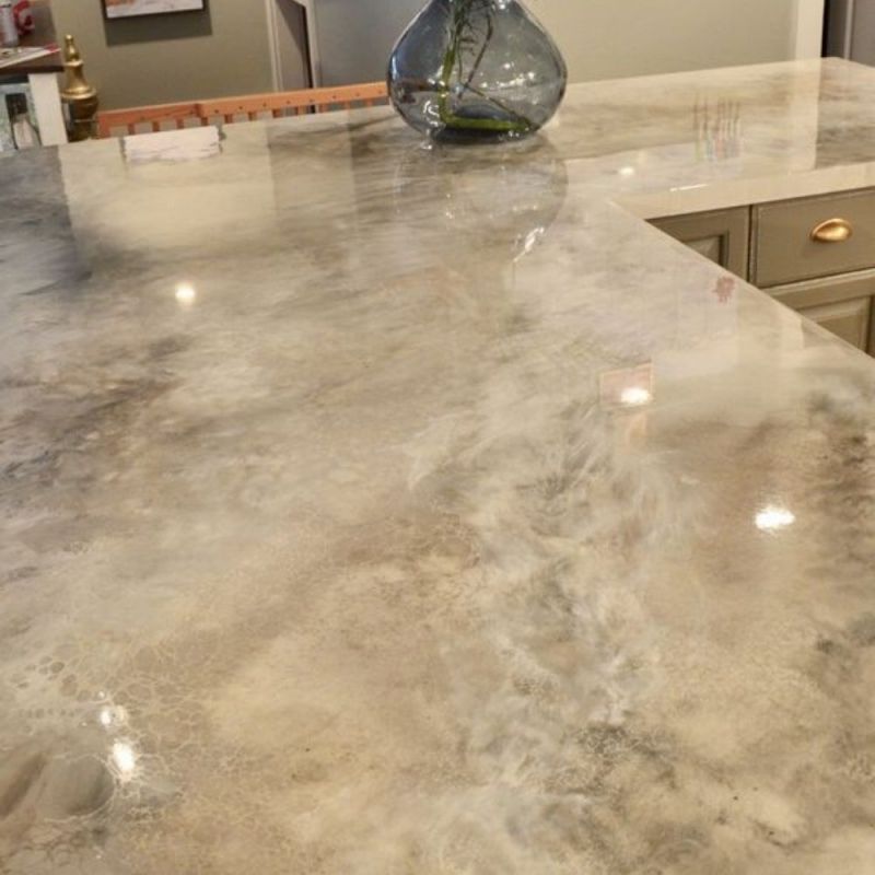 Metallic Epoxy Countertop Kit Diy, How Much Does It Cost To Epoxy Granite Countertops